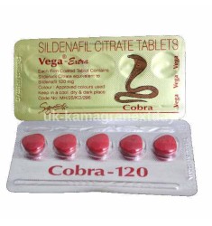 Cobra Vega Extra 120mg x 5 tablets - £1.95 per pill